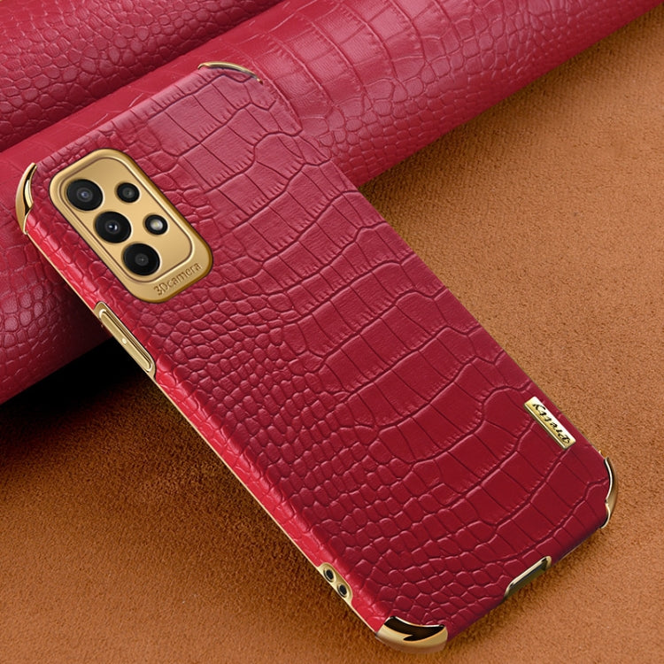 6D Electroplating Crocodile Texture Phone Case, For Samsung Galaxy A13 5G, For Samsung Galaxy A23 5G, For Samsung Galaxy A53, For Samsung Galaxy M52 5G, For Samsung Galaxy S22 Ultra 5G