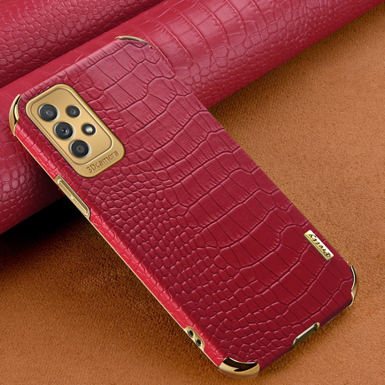 6D Electroplating Crocodile Texture Phone Case, For Samsung Galaxy A13 5G, For Samsung Galaxy A23 5G, For Samsung Galaxy A53, For Samsung Galaxy M52 5G, For Samsung Galaxy S22 Ultra 5G