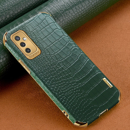 6D Electroplating Crocodile Texture Phone Case, For Samsung Galaxy A13 5G, For Samsung Galaxy A23 5G, For Samsung Galaxy A53, For Samsung Galaxy M52 5G, For Samsung Galaxy S22 Ultra 5G