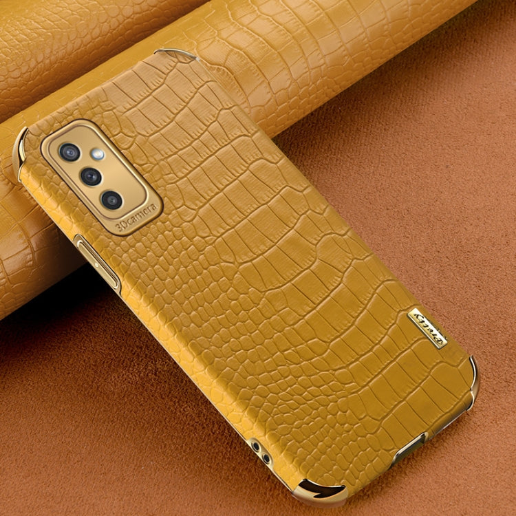 6D Electroplating Crocodile Texture Phone Case, For Samsung Galaxy A13 5G, For Samsung Galaxy A23 5G, For Samsung Galaxy A53, For Samsung Galaxy M52 5G, For Samsung Galaxy S22 Ultra 5G
