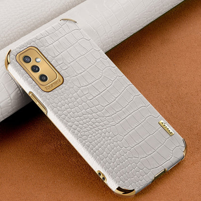 6D Electroplating Crocodile Texture Phone Case, For Samsung Galaxy A13 5G, For Samsung Galaxy A23 5G, For Samsung Galaxy A53, For Samsung Galaxy M52 5G, For Samsung Galaxy S22 Ultra 5G