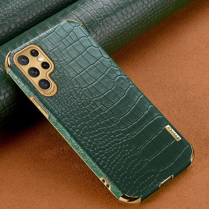 6D Electroplating Crocodile Texture Phone Case, For Samsung Galaxy A13 5G, For Samsung Galaxy A23 5G, For Samsung Galaxy A53, For Samsung Galaxy M52 5G, For Samsung Galaxy S22 Ultra 5G