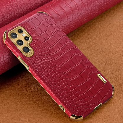6D Electroplating Crocodile Texture Phone Case, For Samsung Galaxy A13 5G, For Samsung Galaxy A23 5G, For Samsung Galaxy A53, For Samsung Galaxy M52 5G, For Samsung Galaxy S22 Ultra 5G