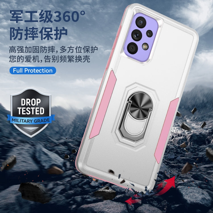 Pioneer Armor Heavy Duty PC + TPU Phone Case with Holder, For Samsung Galaxy A33 5G, For Samsung Galaxy A53 5G, For Samsung Galaxy A73