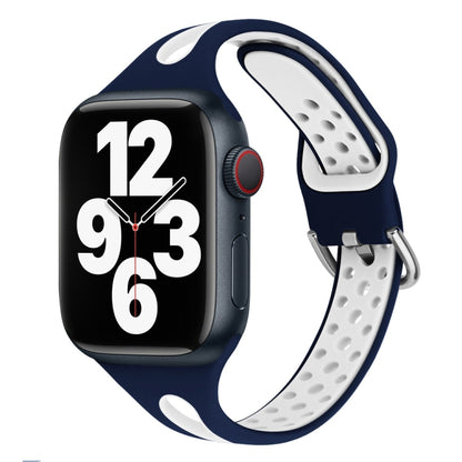 Water Drop Silicone Watch Band For Apple Watch Series, 7 45mm / 6&SE&5&4 44mm / 3&2&1 42mm, 7 41mm / 6&SE&5&4 40mm / 3&2&1 38mm