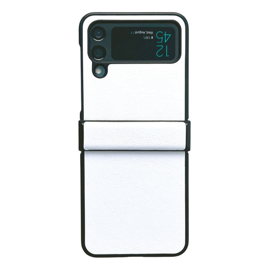 Two-color Litchi Texture PU Phone Case, For Samsung Galaxy Z Flip4 5G