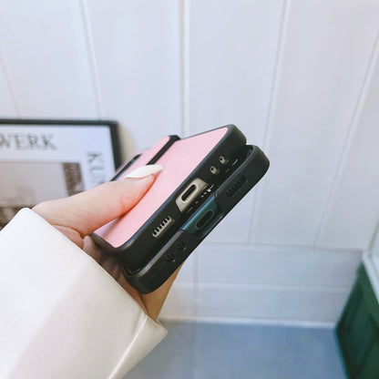 Two-color Litchi Texture PU Phone Case, For Samsung Galaxy Z Flip4 5G