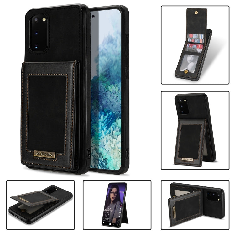 N.Bekus Vertical Flip Card Slot RFID Phone Case, For Samsung Galaxy S20 FE, For Samsung Galaxy S20 Ultra, For Samsung Galaxy S21 Ultra 5G, For Samsung Galaxy S22+ 5G, For Samsung Galaxy S22 5G, For Samsung Galaxy S21 5G, For Samsung Galaxy S21+ 5G     ...