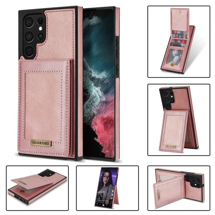 N.Bekus Vertical Flip Card Slot RFID Phone Case, For Samsung Galaxy S20 FE, For Samsung Galaxy S20 Ultra, For Samsung Galaxy S21 Ultra 5G, For Samsung Galaxy S22+ 5G, For Samsung Galaxy S22 5G, For Samsung Galaxy S21 5G, For Samsung Galaxy S21+ 5G     ...