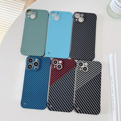Carbon Fiber Texture PC Phone Case, For iPhone 13 Pro Max, For iPhone 14, For iPhone 14 Plus, For iPhone 14 Pro, For iPhone 14 Pro Max