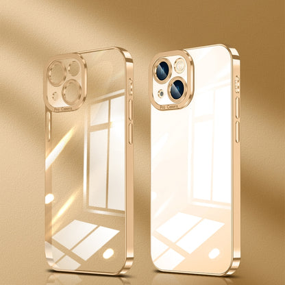 Crystal Plated High Transparency Phone Case, For iPhone 14, For iPhone 14 Plus, For iPhone 14 Pro, For iPhone 14 Pro Max