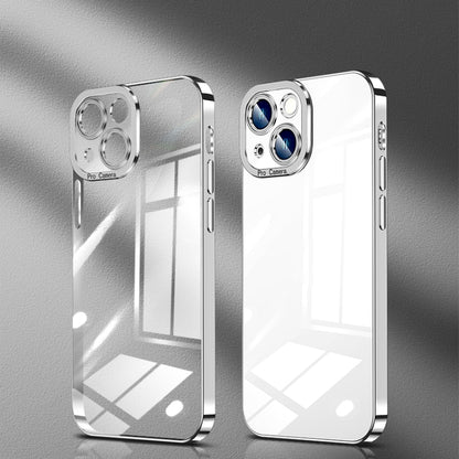 Crystal Plated High Transparency Phone Case, For iPhone 14, For iPhone 14 Plus, For iPhone 14 Pro, For iPhone 14 Pro Max