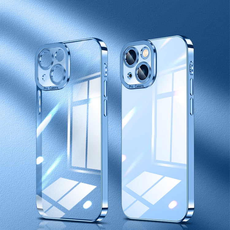 Crystal Plated High Transparency Phone Case, For iPhone 14, For iPhone 14 Plus, For iPhone 14 Pro, For iPhone 14 Pro Max