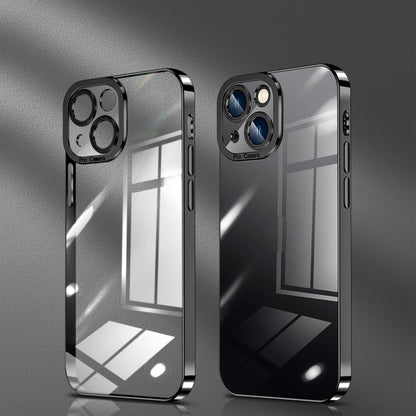 Crystal Plated High Transparency Phone Case, For iPhone 13, For iPhone 13 Pro, For iPhone 13 Pro Max, For iPhone 12 mini