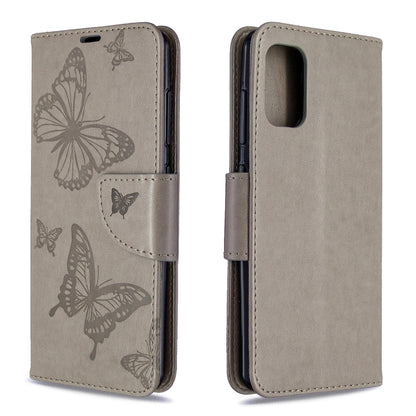Two Butterflies Embossing Pattern Horizontal Flip Leather Case with Holder & Card Slot & Wallet & Lanyard, For Nokia 2.3, For Galaxy A41, For Galaxy A70e