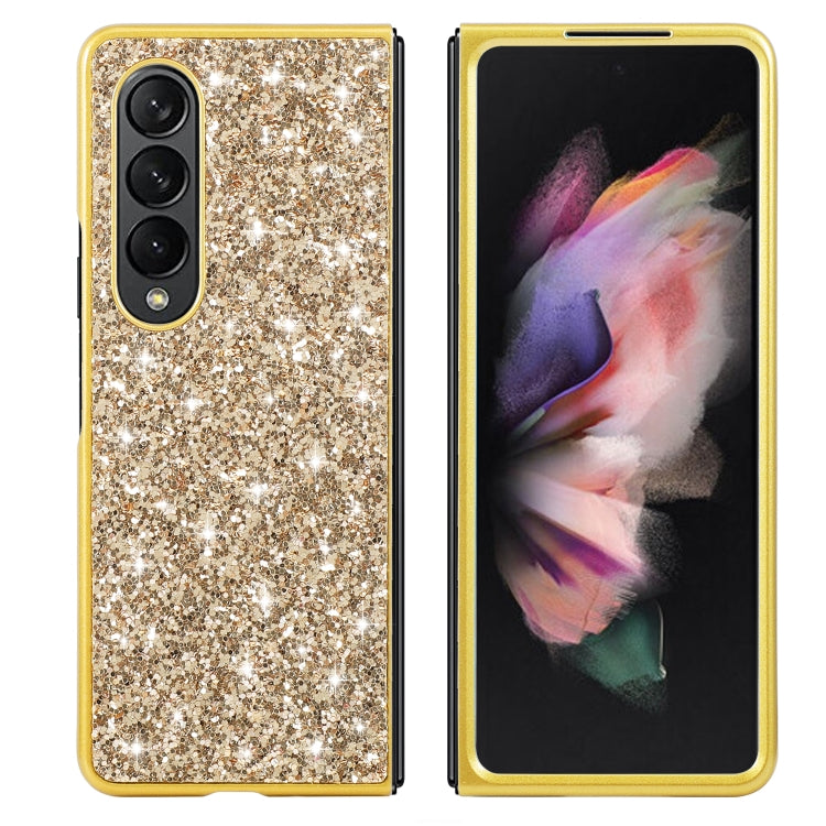 Glitter Powder Shockproof TPU Protective Case, For Samsung Galaxy Z Fold4