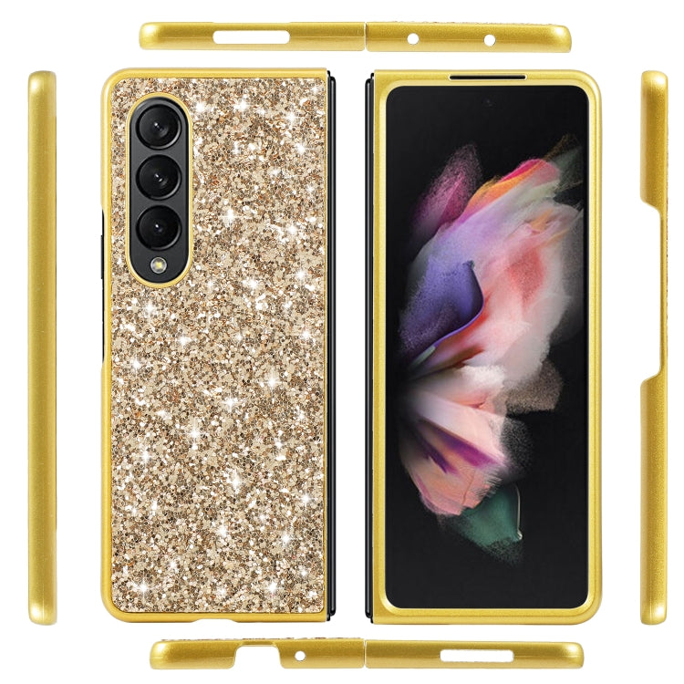 Glitter Powder Shockproof TPU Protective Case, For Samsung Galaxy Z Fold4