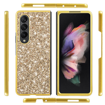 Glitter Powder Shockproof TPU Protective Case, For Samsung Galaxy Z Fold4