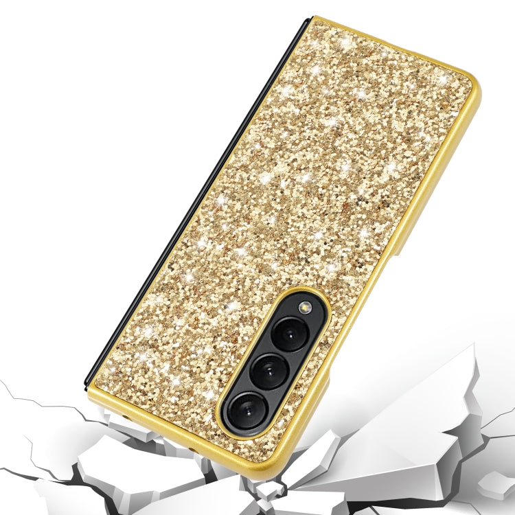 Glitter Powder Shockproof TPU Protective Case, For Samsung Galaxy Z Fold4