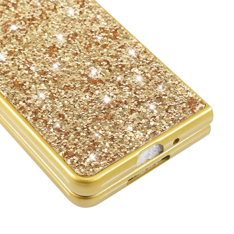 Glitter Powder Shockproof TPU Protective Case, For Samsung Galaxy Z Fold4