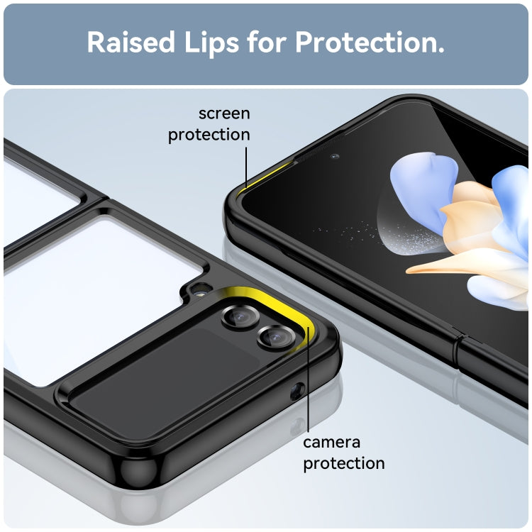 Colorful Series Acrylic + TPU Phone Case, For Samsung Galaxy Z Flip3 5G