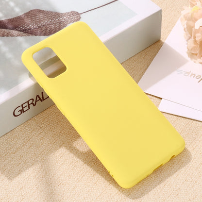 Solid Color Liquid Silicone Anti-fall Full Coverage Mobile Phone Protective Case, For Galaxy A21, For Galaxy A41, For Galaxy A91