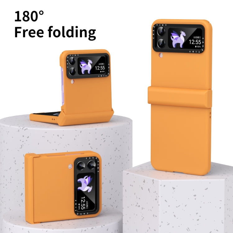 Skin Feel Macaron Three-piece Set Phone Case, For Samsung Galaxy Z Flip4