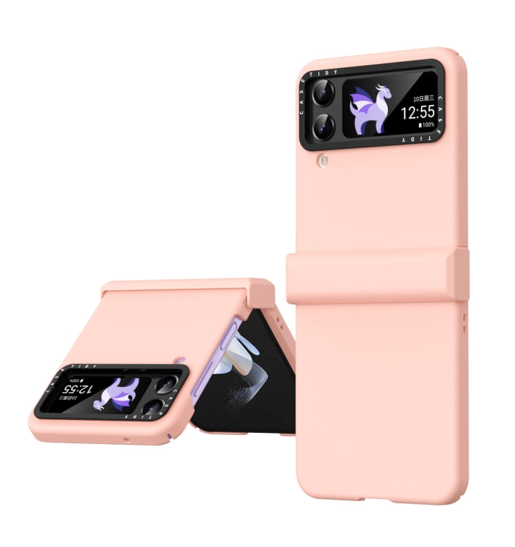 Skin Feel Macaron Three-piece Set Phone Case, For Samsung Galaxy Z Flip4