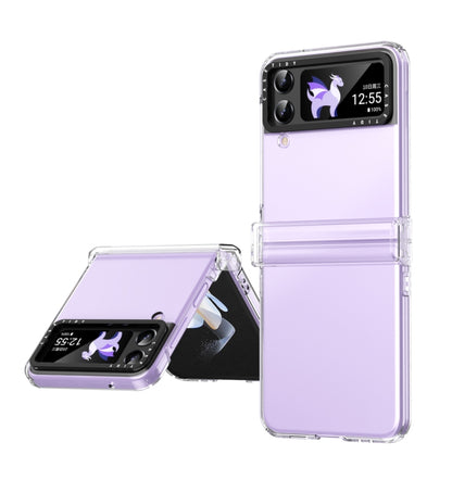 Skin Feel Macaron Three-piece Set Phone Case, For Samsung Galaxy Z Flip4
