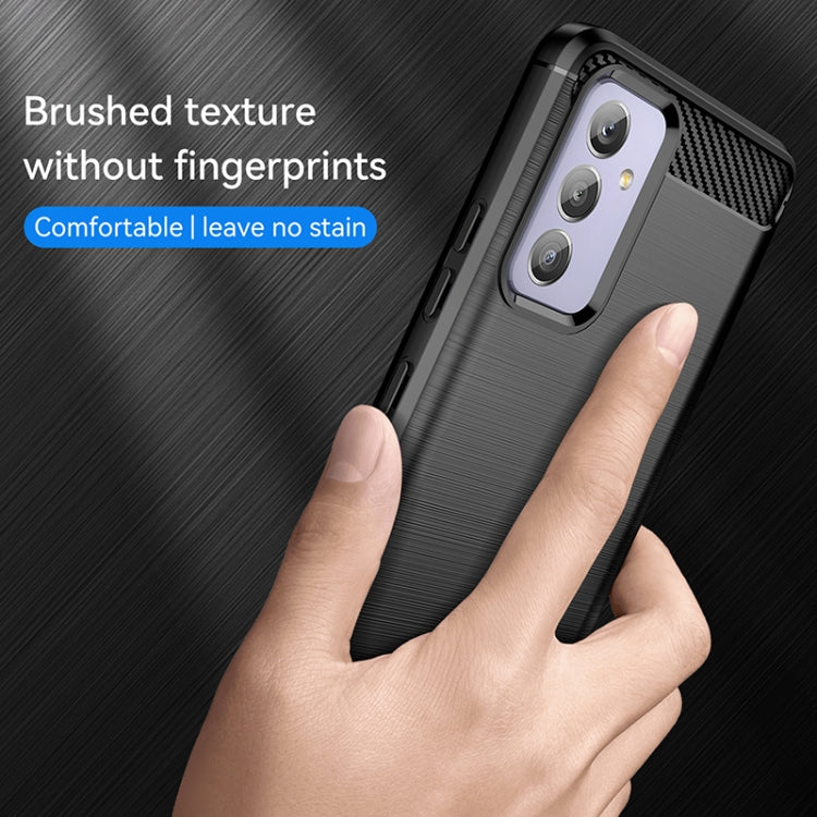 Brushed Texture Carbon Fiber TPU Phone Case, For Samsung Galaxy Quantum 2, For Samsung Galaxy A82, For Samsung Galaxy A22, For Samsung Galaxy F22, For Samsung Galaxy M22 / M32, For Samsung Galaxy A13 4G, For Samsung Galaxy S22+                         ...