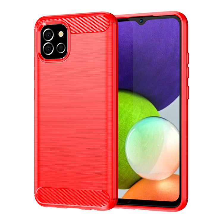 Brushed Texture Carbon Fiber TPU Phone Case, For Samsung Galaxy Quantum 2, For Samsung Galaxy A82, For Samsung Galaxy A22, For Samsung Galaxy F22, For Samsung Galaxy M22 / M32, For Samsung Galaxy A13 4G, For Samsung Galaxy S22+                         ...