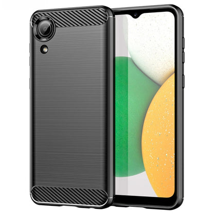 Brushed Texture Carbon Fiber TPU Phone Case, For Samsung Galaxy Quantum 2, For Samsung Galaxy A82, For Samsung Galaxy A22, For Samsung Galaxy F22, For Samsung Galaxy M22 / M32, For Samsung Galaxy A13 4G, For Samsung Galaxy S22+                         ...