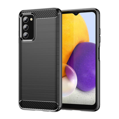Brushed Texture Carbon Fiber TPU Phone Case, For Samsung Galaxy Quantum 2, For Samsung Galaxy A82, For Samsung Galaxy A22, For Samsung Galaxy F22, For Samsung Galaxy M22 / M32, For Samsung Galaxy A13 4G, For Samsung Galaxy S22+                         ...