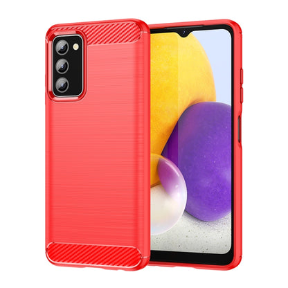 Brushed Texture Carbon Fiber TPU Phone Case, For Samsung Galaxy Quantum 2, For Samsung Galaxy A82, For Samsung Galaxy A22, For Samsung Galaxy F22, For Samsung Galaxy M22 / M32, For Samsung Galaxy A13 4G, For Samsung Galaxy S22+                         ...