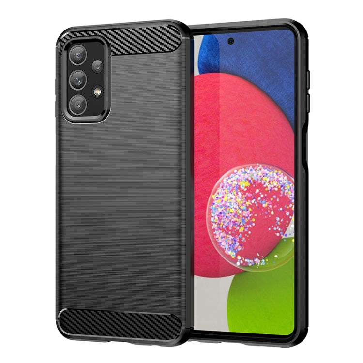 Brushed Texture Carbon Fiber TPU Phone Case, For Samsung Galaxy Quantum 2, For Samsung Galaxy A82, For Samsung Galaxy A22, For Samsung Galaxy F22, For Samsung Galaxy M22 / M32, For Samsung Galaxy A13 4G, For Samsung Galaxy S22+                         ...