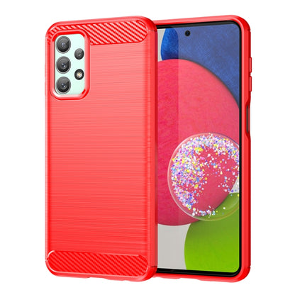 Brushed Texture Carbon Fiber TPU Phone Case, For Samsung Galaxy Quantum 2, For Samsung Galaxy A82, For Samsung Galaxy A22, For Samsung Galaxy F22, For Samsung Galaxy M22 / M32, For Samsung Galaxy A13 4G, For Samsung Galaxy S22+                         ...