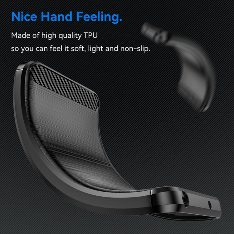 Brushed Texture Carbon Fiber TPU Phone Case, For Samsung Galaxy M33