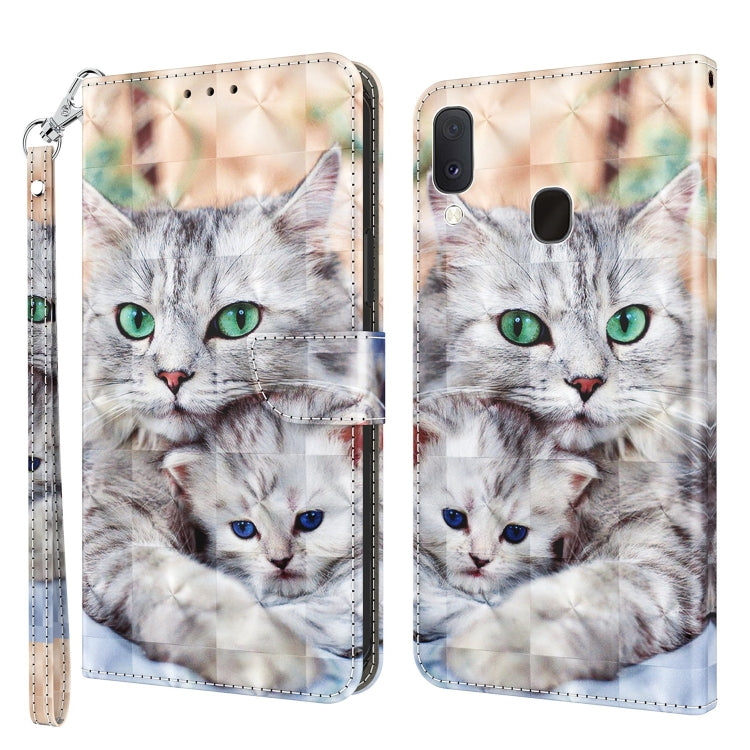 3D Painted Leather Phone Case, For Samsung Galaxy A03s 166mm, For Samsung Galaxy A10e / A20e, For Samsung Galaxy A12 5G, For Samsung Galaxy A21s, For Samsung Galaxy A22 5G, For Samsung Galaxy A30s / A50s / A50