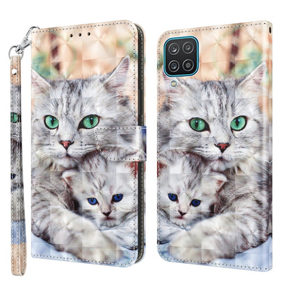 3D Painted Leather Phone Case, For Samsung Galaxy A03s 166mm, For Samsung Galaxy A10e / A20e, For Samsung Galaxy A12 5G, For Samsung Galaxy A21s, For Samsung Galaxy A22 5G, For Samsung Galaxy A30s / A50s / A50