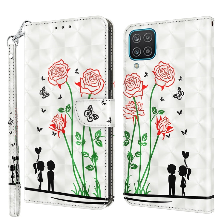 3D Painted Leather Phone Case, For Samsung Galaxy A03s 166mm, For Samsung Galaxy A10e / A20e, For Samsung Galaxy A12 5G, For Samsung Galaxy A21s, For Samsung Galaxy A22 5G, For Samsung Galaxy A30s / A50s / A50