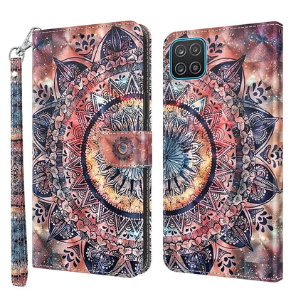 3D Painted Leather Phone Case, For Samsung Galaxy A03s 166mm, For Samsung Galaxy A10e / A20e, For Samsung Galaxy A12 5G, For Samsung Galaxy A21s, For Samsung Galaxy A22 5G, For Samsung Galaxy A30s / A50s / A50