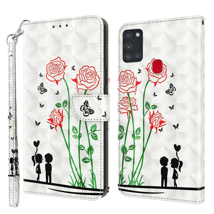3D Painted Leather Phone Case, For Samsung Galaxy A03s 166mm, For Samsung Galaxy A10e / A20e, For Samsung Galaxy A12 5G, For Samsung Galaxy A21s, For Samsung Galaxy A22 5G, For Samsung Galaxy A30s / A50s / A50