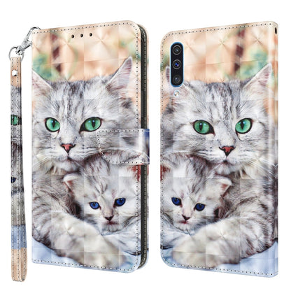 3D Painted Leather Phone Case, For Samsung Galaxy A03s 166mm, For Samsung Galaxy A10e / A20e, For Samsung Galaxy A12 5G, For Samsung Galaxy A21s, For Samsung Galaxy A22 5G, For Samsung Galaxy A30s / A50s / A50