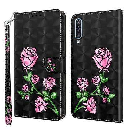 3D Painted Leather Phone Case, For Samsung Galaxy A03s 166mm, For Samsung Galaxy A10e / A20e, For Samsung Galaxy A12 5G, For Samsung Galaxy A21s, For Samsung Galaxy A22 5G, For Samsung Galaxy A30s / A50s / A50