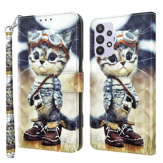 3D Painted Leather Phone Case, For Samsung Galaxy A32 5G, For Samsung Galaxy A51 4G, For Samsung Galaxy A71 4G, For Samsung Galaxy M33, For Samsung Galaxy M53, For Samsung Galaxy A13 5G / 4G
