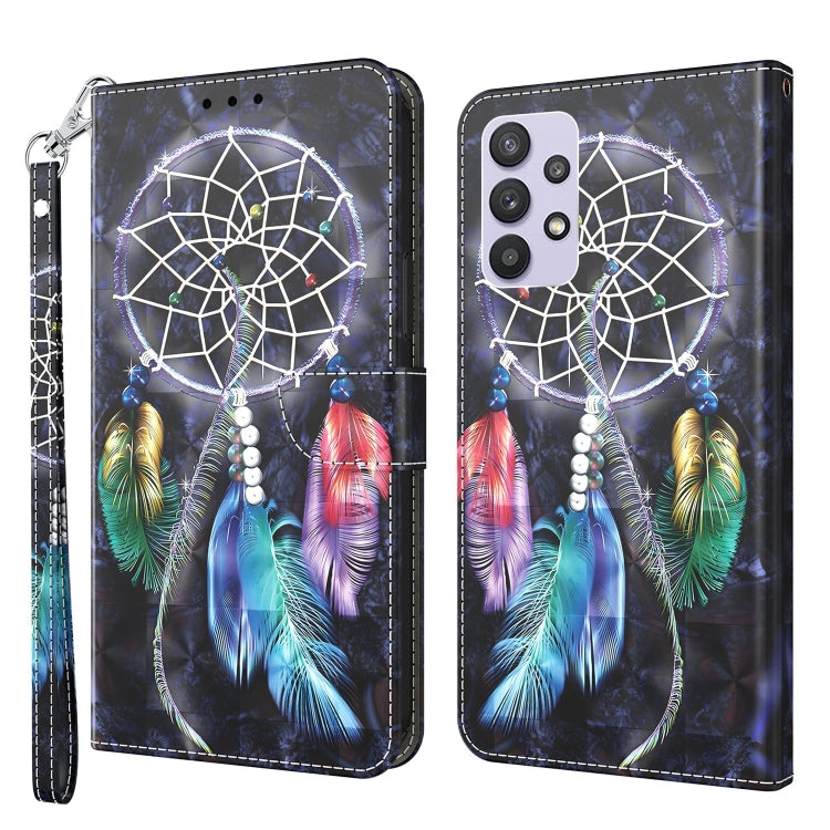 3D Painted Leather Phone Case, For Samsung Galaxy A32 5G, For Samsung Galaxy A51 4G, For Samsung Galaxy A71 4G, For Samsung Galaxy M33, For Samsung Galaxy M53, For Samsung Galaxy A13 5G / 4G