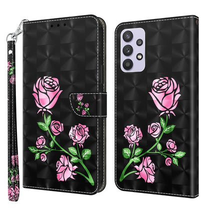 3D Painted Leather Phone Case, For Samsung Galaxy A32 5G, For Samsung Galaxy A51 4G, For Samsung Galaxy A71 4G, For Samsung Galaxy M33, For Samsung Galaxy M53, For Samsung Galaxy A13 5G / 4G