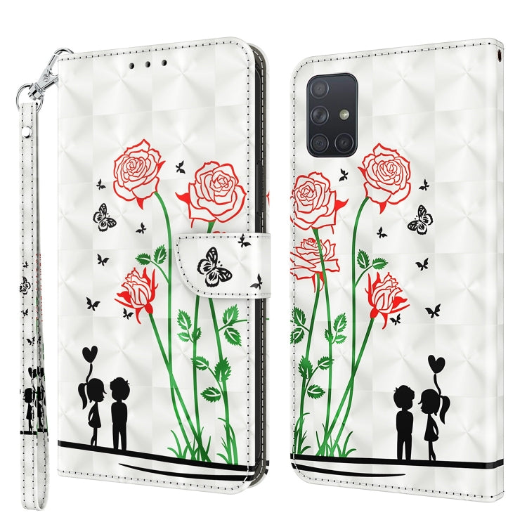 3D Painted Leather Phone Case, For Samsung Galaxy A32 5G, For Samsung Galaxy A51 4G, For Samsung Galaxy A71 4G, For Samsung Galaxy M33, For Samsung Galaxy M53, For Samsung Galaxy A13 5G / 4G