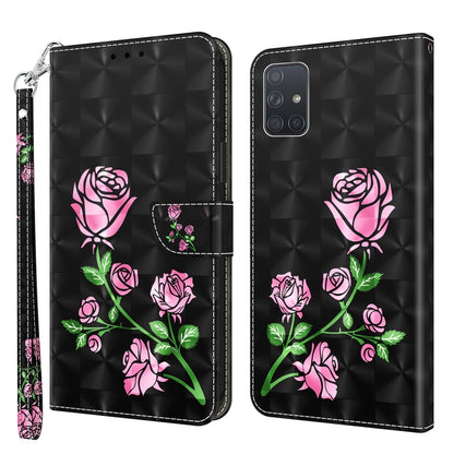 3D Painted Leather Phone Case, For Samsung Galaxy A32 5G, For Samsung Galaxy A51 4G, For Samsung Galaxy A71 4G, For Samsung Galaxy M33, For Samsung Galaxy M53, For Samsung Galaxy A13 5G / 4G