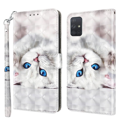 3D Painted Leather Phone Case, For Samsung Galaxy A32 5G, For Samsung Galaxy A51 4G, For Samsung Galaxy A71 4G, For Samsung Galaxy M33, For Samsung Galaxy M53, For Samsung Galaxy A13 5G / 4G